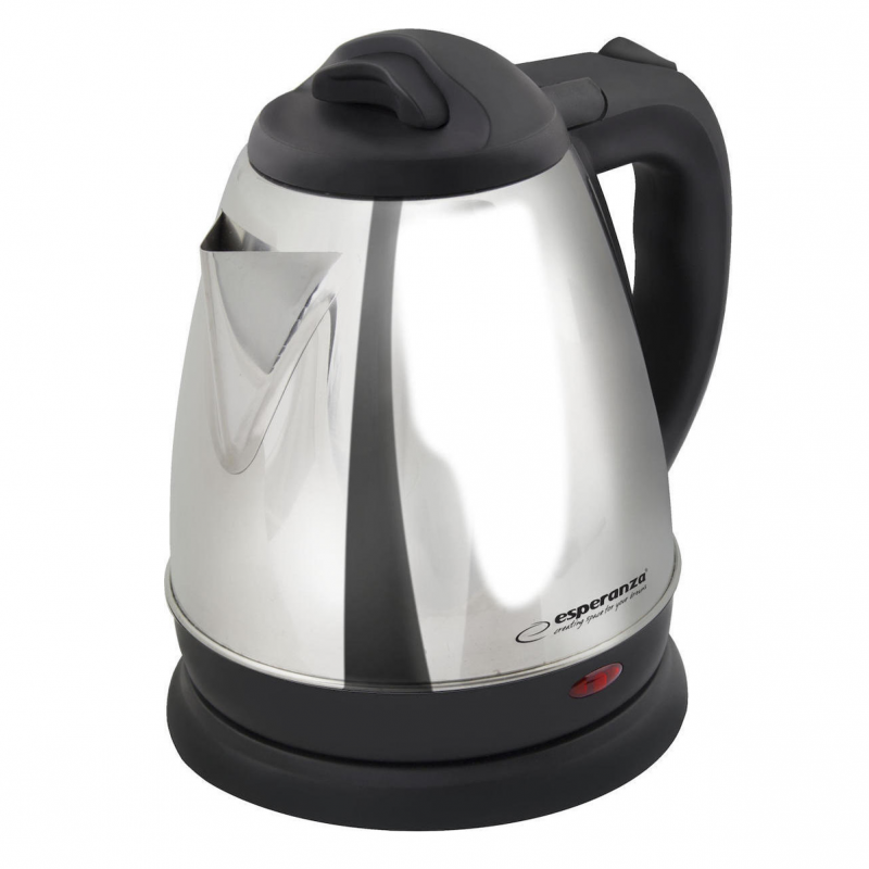 Електрическа кана Esperanza EKK016S, 1450W, 1 литър, Скрит нагревател, Инокс