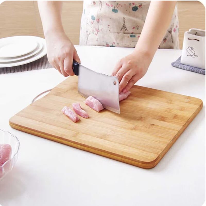 Дъска за рязане Hausberg HB H 617, Двустранна, 36x26x1.8 см, Бамбук