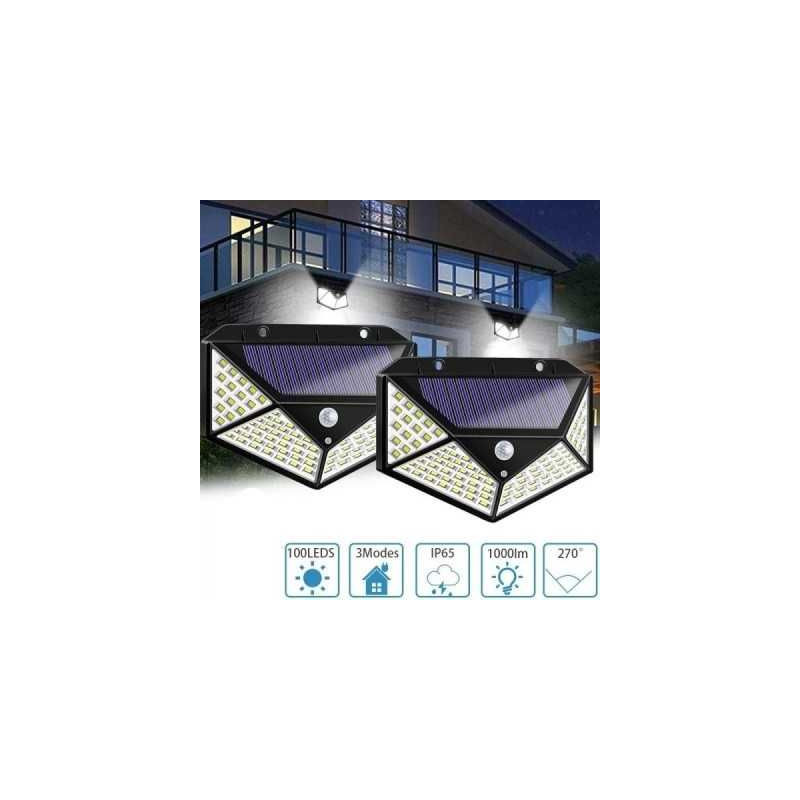 Соларна LED лампа с три посоки на осветяване