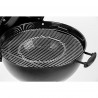 Барбекю на дървени въглища Weber Master Touch WB 14701004, 57 cm, Емайлирана стомана, Регулатор за въздух, 2 Гумени колела, Вграден термометър, Черен