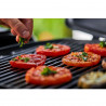 Електрическо барбекю Weber Q1400 WB 52020079, 2200 W, 43x32 cm, Капак и корпус от лят алуминий, Подвижна тава за мазнини, Тъмносив