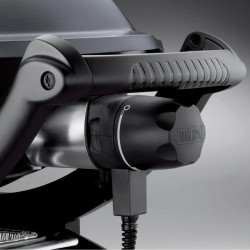 Електрическо барбекю Weber Q1400 WB 52020079, 2200 W, 43x32 cm, Капак и корпус от лят алуминий, Подвижна тава за мазнини, Тъмносив