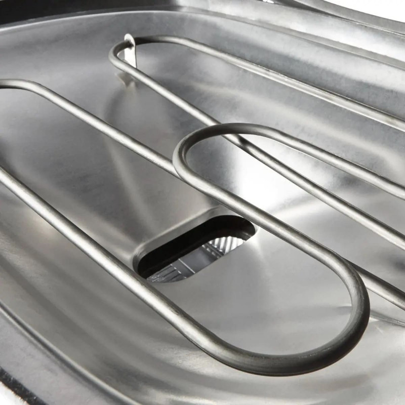 Електрическо барбекю Weber Q1400 WB 52020079, 2200 W, 43x32 cm, Капак и корпус от лят алуминий, Подвижна тава за мазнини, Тъмносив