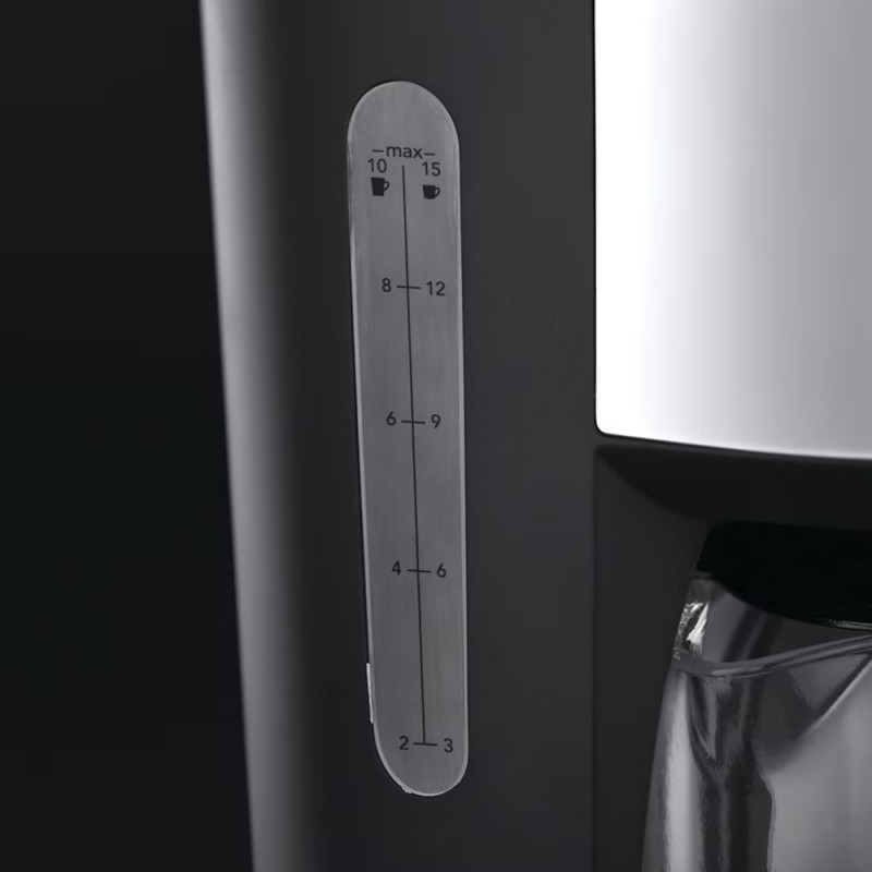 Кафемашина Russell Hobbs 20680-56 Buckingham, 1000 W, 10 чаши, 1.25 l, 24-часов таймер, Противокапкова система, Черен/сребрист