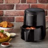 Малък AirFryer Russell Hobbs SatisFry 26500-56, 1100W, 1.8 l, Таймер, Тъчскрийн, Регулируема температура, Черен