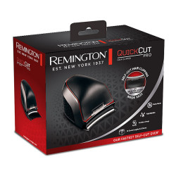 Машинка за подстригване Remington QuickCut Pro HC4300, Стоманени остриета, 12 приставки 1.5-25 мм, Турбо, Бързо зареждане, Автономия до 70 минути, Черен