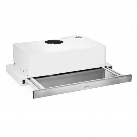 Абсорбатор за вграждане Floria ZLN3680, 95 W, 2 мотора, 420 m3/h, 3 нива на мощност, 60 cm, Бял