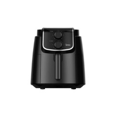 Фритюрник с горещ въздух AirFryer Midea MF-TN35D2, 1500W, 3.5 L, Технология DUALCYCLONE Rapid Air, Черен