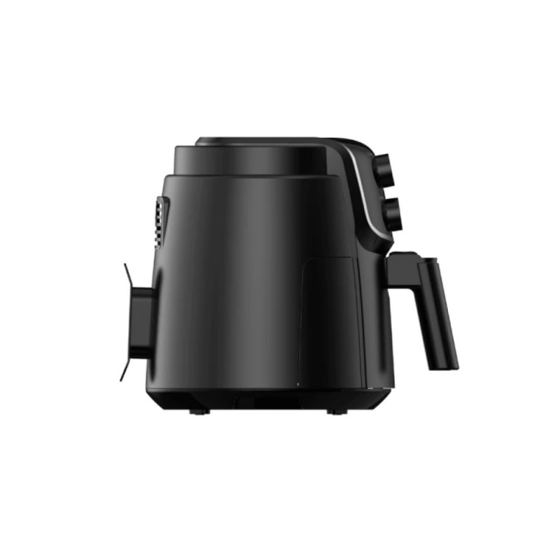 Фритюрник с горещ въздух AirFryer Midea MF-TN35D2, 1500W, 3.5 L, Технология DUALCYCLONE Rapid Air, Черен