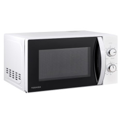 Микровълнова фурна Toshiba MW-MM20PWH, 800W, 20L, Oсветление, Размразяване, Таймер, Бял