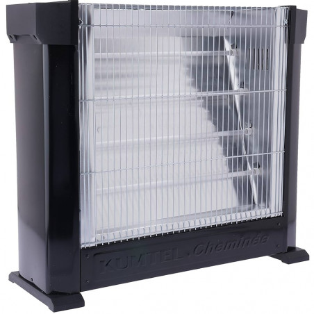 Кварцова печка KUMTEL HEATER KS-2760, 2200W, Защита при преобръщане, 4 Реотана, Термостат, Черен