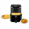 Фритюрник с горещ въздух Air Fryer Beper P101FRI051, 1400 W, 5l, 8 програми, 80-200C, Таймер, Черен