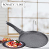 Тиган за палачинки Royalty Line RL-CP28M, 28 см, Покритие Greblon, Индукция, Графит