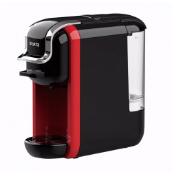 Еспресо машина за мляно кафе и капсули 8в1 Oliver Voltz OV51171B5, 1450W, 19 bar, Черен/червен