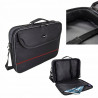 Чанта за лаптоп Esperanza ET101R, 15.6", Дълга дръжка, Джоб за документи, Черен/червен