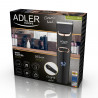 Машинка за подстригване Adler AD 2832, 40W, Работа с кабел или без, LCD, 4 приставки, TURBO, Автономия 1.5 часа, Черен/златист