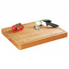 Дъска за рязане Kesper 58125, 50х40х5см, Бамбук, Дръжки, Кафяв