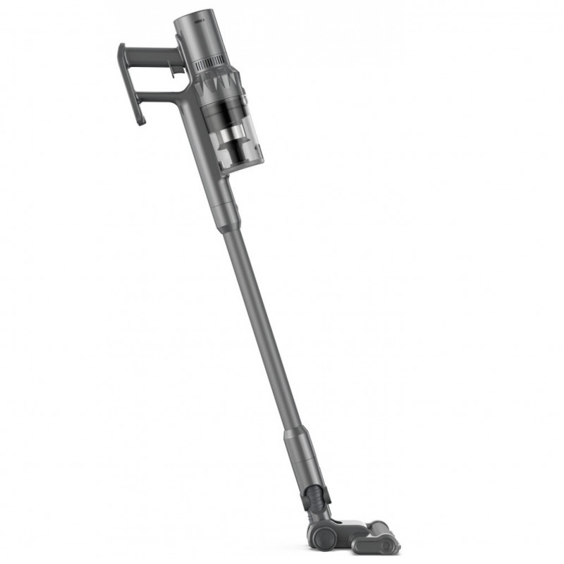 Вертикална прахосмукачка AENO ASC0003, Безжична работа, 28 kPa, 2000 mAh, 500 ml, LED дисплей, 3 режима на работа, Миещ се филтър, Сив