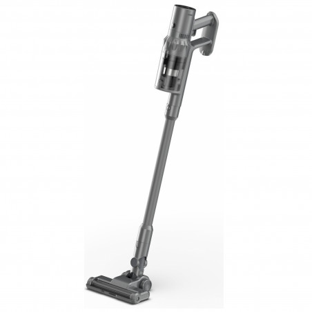 Вертикална прахосмукачка AENO ASC0003, Безжична работа, 28 kPa, 2000 mAh, 500 ml, LED дисплей, 3 режима на работа, Миещ се филтър, Сив