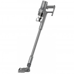 Вертикална прахосмукачка AENO ASC0003, Безжична работа, 28 kPa, 2000 mAh, 500 ml, LED дисплей, 3 режима на работа, Миещ се филтър, Сив