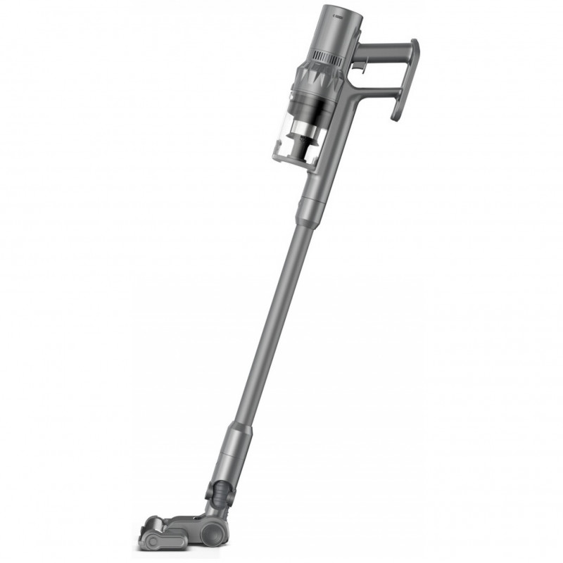 Вертикална прахосмукачка AENO ASC0003, Безжична работа, 28 kPa, 2000 mAh, 500 ml, LED дисплей, 3 режима на работа, Миещ се филтър, Сив