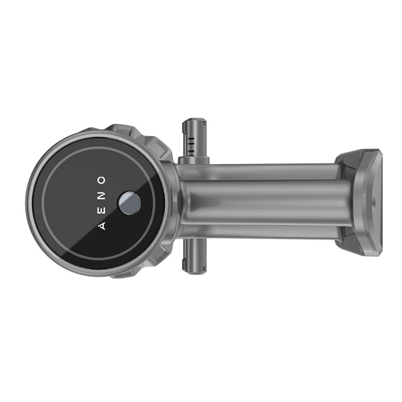 Вертикална прахосмукачка AENO ASC0003, Безжична работа, 28 kPa, 2000 mAh, 500 ml, LED дисплей, 3 режима на работа, Миещ се филтър, Сив