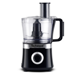 Кухненски робот Techwood TRO-6856, 800W, 1.5L, 2 скорости, Пулс функция, Нехлъзгащи се крачета, Черен
