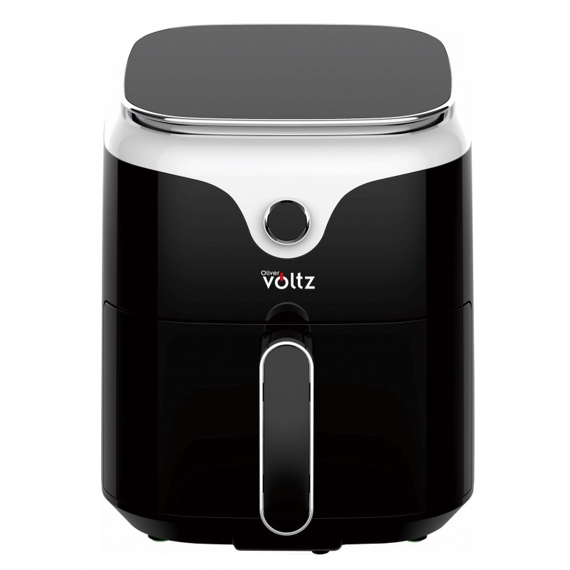 Фритюрник с горещ въздух AirFryer Oliver Voltz OV51980VD, 1400W, 3.5L, 10 програми, Дигитален, Таймер, 80-200C, Черен