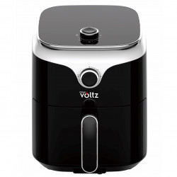 Фритюрник с горещ въздух AirFryer Oliver Voltz OV51980V, 1400W, 3.5L, Таймер, 80-200C, Черен