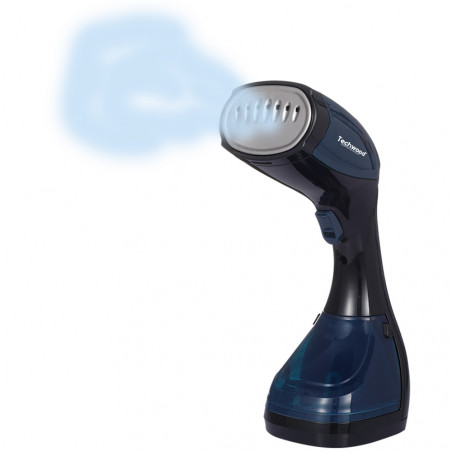 Уред за гладене Techwood TDV-1506, 1500W, 10 мин. непрекъсната пара, Автоматично изкл, Син/черен