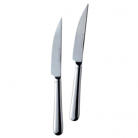Комплект от 2 ножа за стек Royal van Kempen & Begeer CC004847-001, Гланц, Сребрист