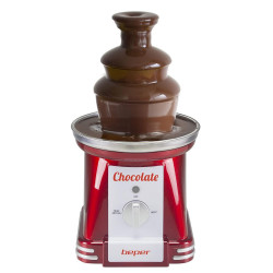 Шоколадов фонтан Beper P101CUD200, 90W, 750 ml, 3 нива, Постоянно движение и температура, Червен
