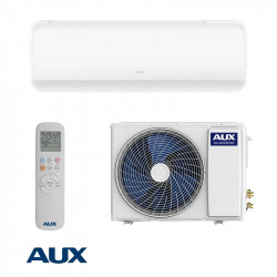 Инверторен климатик AUX Q-PRO ASW-H09B7A4/AQAR3DI-C3, До 19 м2, Wi-Fi, Wind Free, Самопочистване, Бял