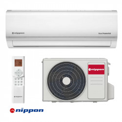 Инверторен климатик Nippon KFR 09DCA ECO POWERFUL, 9000 BTU, Wi-Fi, До 17 м2, Клас А++ Режим сън, Турбо, DC 180 Sine Wave, Бял