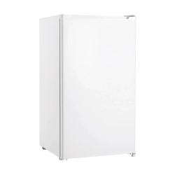 Хладилник Crown DF-90W, 107 kWh/г, 90 l, Клас F, Зона с нулева температура, LED осветление в хладилната част, Статична охлаждаща система, Бял