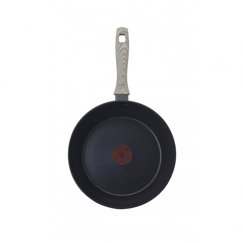 Тиган Oliver Voltz Marseille OV54419D26, 26см, Без PFOA, Незалепващо покритие, Топлинен сензор, Индукция, Черен