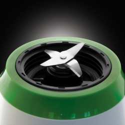 Блендер Russell Hobbs Explore Mix & Go Cool 25160-56, 300 W, 600 мл, Без BPA, Неръждаема стомана, Ергономичен дизайн, Бял/зелен