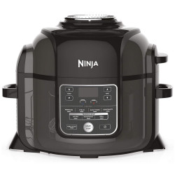 Мултикукър Ninja OP300EU, 1460W, 6Л, TenderCrisp, 7в1, Не съдържа BPA, Незалепващо керамично покритие, Черен