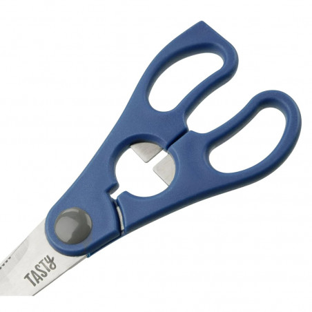 Кухненска ножица Tasty 678410, Отварачка за бутилки, 20 см, Неръждаема стомана, Син