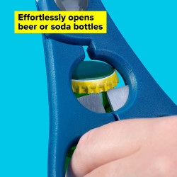 Кухненска ножица Tasty 678410, Отварачка за бутилки, 20 см, Неръждаема стомана, Син