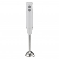 Пасатор с кана Rosberg R51112ISB, 400W, 700ml, 2 скорости, Стоманена приставка, Бял