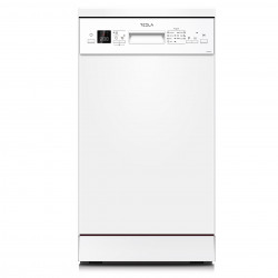Съдомиялна Tesla WD490MW, 1800W, Клас Е, Over Flow Protection, Aqua-stop, Половин зареждане, Защита от деца, 7 програми, Бял