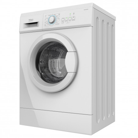 Пералня Tesla WF61033M, 2000W, 6 Kg, Енергиен клас Е, 23 програми, Slim, 1000 rpm, Caмoпoчиcтвaнe, Бял