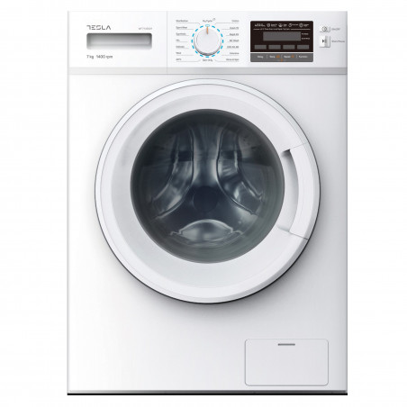 Пералня Tesla WF71490M 2000W, 7 Kg, Енергиен клас B, 16 програми, LED, 1400 rpm, Бял
