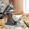 Планетарен миксер Artisan Elegance KitchenAid 5KSM185PSEMS, 300W, 4.8 л, Direct drive, 10 скорости, Инокс