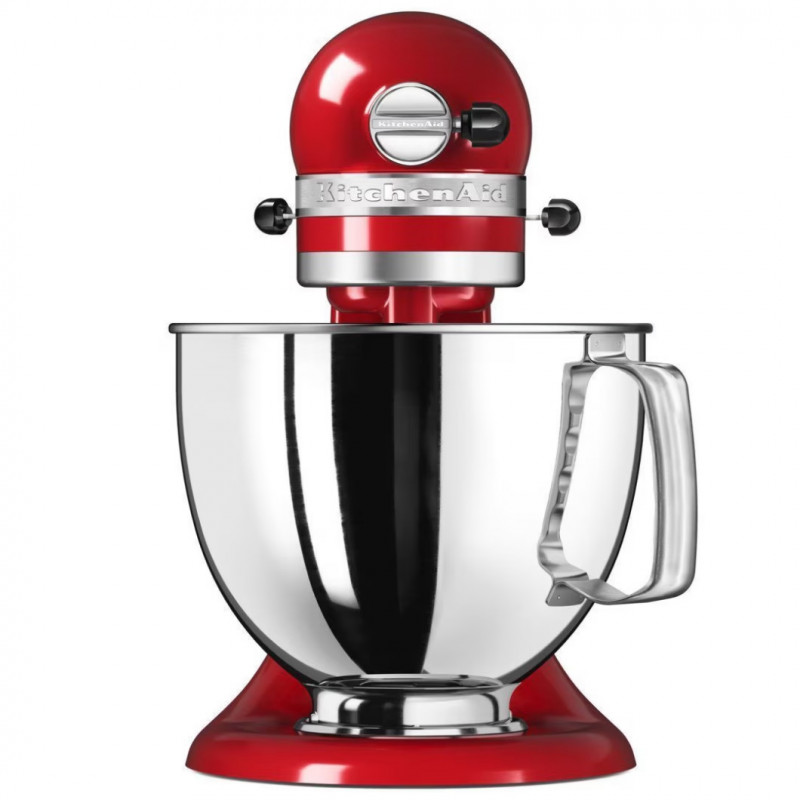 Планетарен миксер KitchenAid Artisan Elegance 5KSM125EER, 300 W, 4.8 л, Direct drive, 10 скорости, Червен