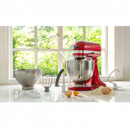 Планетарен миксер Artisan Elegance KitchenAid 5KSM175PSECA, 300 W, 4.8 л, Direct drive, 10 скорости, Candy Apple