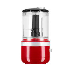 Акумулаторен чопър KitchenAid 5KFCB519EER, 12 V, 1.18 л, 3500 rpm/min, 2 скорости + Pulse, Без BPA, Empire Red