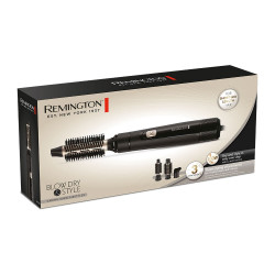 Четка за сушене и стилизиране Remington AS7300 Blow Dry and Style, 800W, Cool Shot, 2 скорости, 3 приставки, Черен