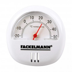 Термометър с магнит Fackelmann 16375 Tecno, 6 см, Бял